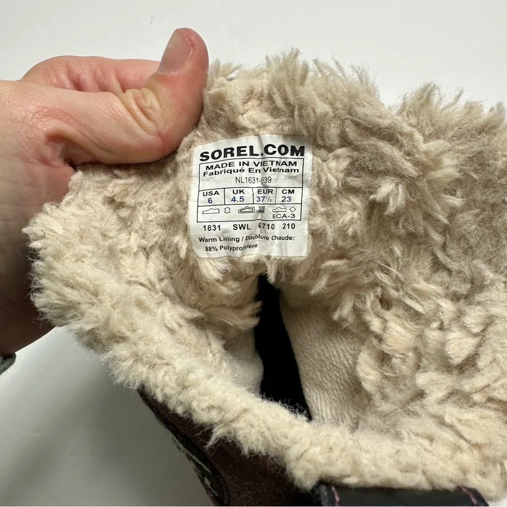 Sorel Tivoli faux fur lined winter snow boots